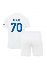 Fotbalové Dres Inter Milan Alexis Sanchez #70 Dětské Venkovní Oblečení 2023-24 Krátký Rukáv (+ trenýrky)